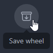 Save your spinner wheel button